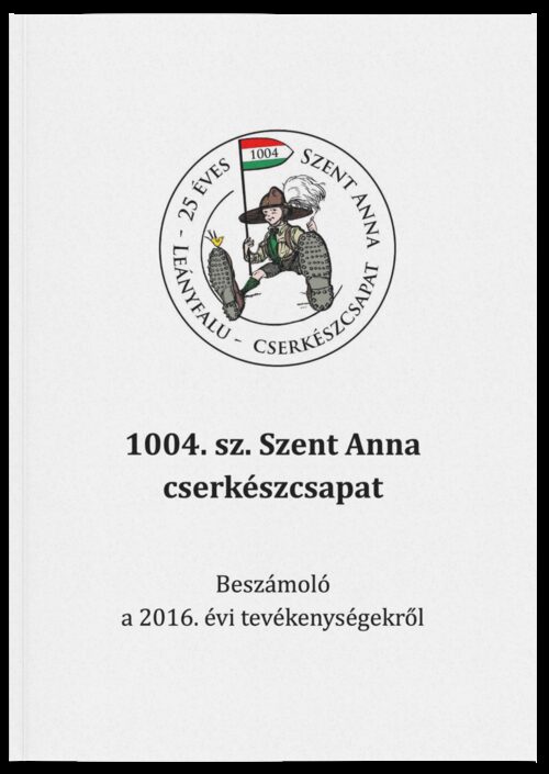 Éves beszámoló - 2016
