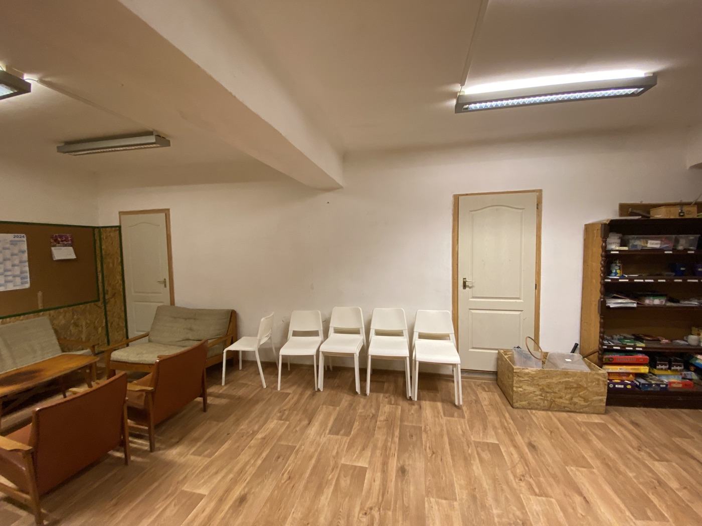A nagyterem pihenősarka